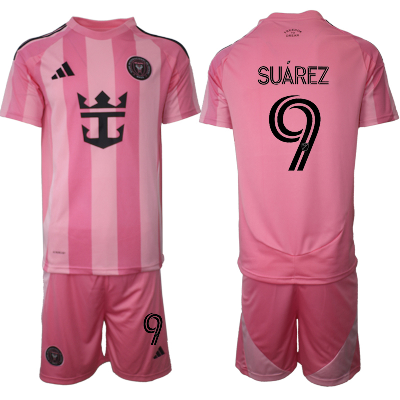 Men 2025-2026 Club Inter Milan CF home Pink 9 Soccer Jersey